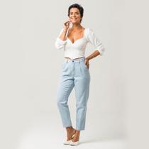 Calça Slouchy Feminina Disparate Jeans Conforto Dia a Dia