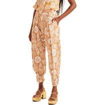 Calça Slouchy Lança Perfume Estampada AV23 Marrom Feminino