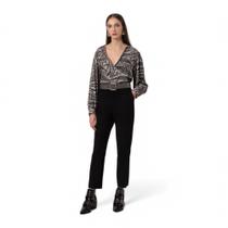 Calça Sly Wear Reta de Suede