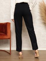 calça social alfaiataria com cinto slim