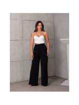 Calça Social Alfaiataria Wide Leg Colorida