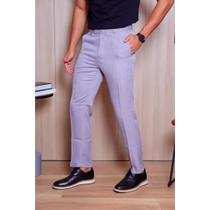 Calça Social Alfaiataria Xadrez Masculina Qualidade Premium