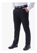 Calça Social Amil Alfaiataria Plaza Em Poliester Liso 1813 Calça Social Amil Alfaiataria Plaza Em Poliester Liso 1813