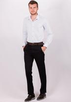 Calça Social Barezy Slim Strech Azul Marinho