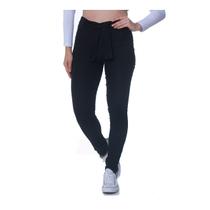 Calça Social Bengaline com Cinto Amarração Feminina Preto - VIA SUCESSO