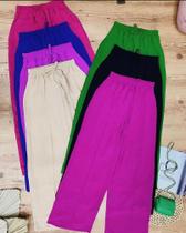 Calça social com elastico na cintura