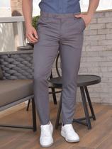 Calça Social em Alfaiataria Masculina Skinny com Tecnologia que Nao Amassa Conquest