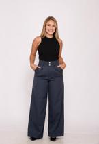 Calça Social Feminina 7940 Chumbo F075 Calça Social Feminina 7940 Chumbo F075