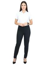 Calça social feminina milano com bolsos Calça social feminina milano com bolsos