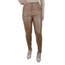 Calça Social Feminina Pellini Slim Resinada Bege Khaki CAL88 Calça Social Feminina Pellini Slim Resinada Bege Khaki CAL88