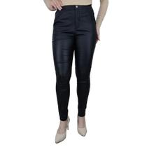 Calça Social Feminina Pellini Slim Resinada Preta - CAL885 Calça Social Feminina Pellini Slim Resinada Preta - CAL885