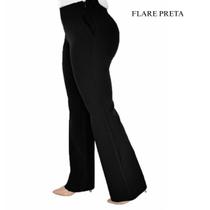Calça Social flare Preta MULHER BRASIL