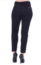 Calça Social K2b C/ Elastano Tipo Secretária Tecido Oxford