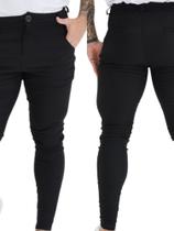 Calça Social Masculina Alfaiataria Com Elastano