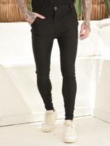 Calça Social Masculina Alfaiataria com Elastano Skinny