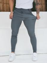 Calça Social Masculina Alfaiataria com Elastano Skinny
