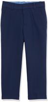Calça Social Masculina Izod Bi-Stretch com Frente Lisa, Azul Banco, 14 Calça Social Masculina Izod Bi-Stretch com Frente Lisa, Azul Banco, 14