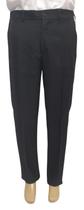 Calça social masculina oxford sem pregas