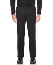 Calça social Perry Ellis Portfolio Performance para homens preta 38 L x 32 L