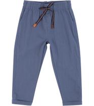 Calça Social Roupa Infantil Jeans C/ Elástico No Cós Confortável Delicada Caimento Leve Macio