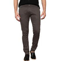 Calça Social Sarja Slim com bolso embutido