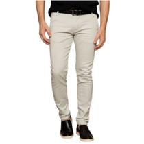 Calça Social Sarja Slim com bolso embutido