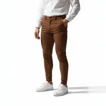 Calça Social Skinny Masculina Bengaline com Elastano