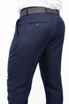 Calça Social Slim Masculina Azul Qualidade Premium Oxford Mega Oferta / 36 ao 54 - Venturini Alfaiataria