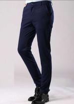 Calça Social Slim Tradicional Masculina Calça Social Slim Tradicional Masculina
