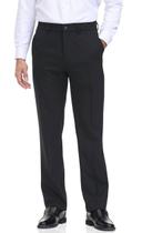 Calça social Soojun Classic Fit Flex Waist para homens preta 30 L x 30 L