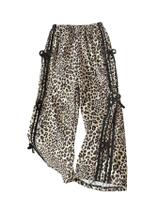 Calça SOLY HUX para menina, leopardo, perna larga, 10Y, com cintura elástica Calça SOLY HUX para menina, leopardo, perna larga, 10Y, com cintura elástica