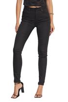 Calça Sommer Skinny Em Sarja Preto