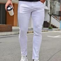 Calça Sport Fino Masculina Branca Alfaiataria