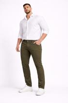 Calça Sport Plus Size Masculina Sarja Preta Stretch Diâmetro Tradicional Calça Sport Plus Size Masculina Sarja Preta Stretch Diâmetro Tradicional