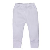 Calça suedine básica com pé reversível lilás para bebê Calça suedine básica com pé reversível lilás para bebê