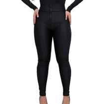Calça Super Lipo Preta Plus Size Com Cinta Aperta Barriga