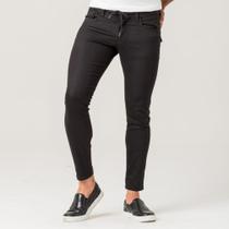 Calça Super Skinny Fit Masculina Preta Cós com Cordão Zune Calça Super Skinny Fit Masculina Preta Cós com Cordão Zune