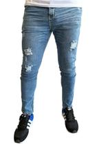 calça super skinny masculina c/elastano lançamento otimo acabamento produto novo