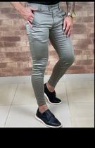 Calça Super Skinny Masculina Elastano Lycra Linha Premium super luxo alfaiataria pronta entrega
