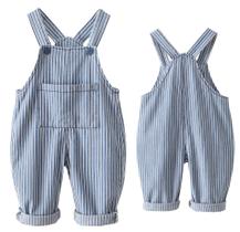 Calça suspensa jeans Happy Cherry Baby Overall de 4 a 5 anos