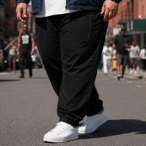 Calça Tactel Elastano Bolso Zíper Plus Size Masculina Extra Grande Conforto e Estilo G1 a G18 Calça Tactel Elastano Bolso Zíper Plus Size Masculina Extra Grande Conforto e Estilo G1 a G18
