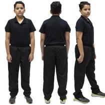 Calça tactel infantil elástico cordão com bolso traseiro