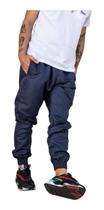 Calça Tactel Jogger Estilo Jogador De Futebol 2 Bolsos 016