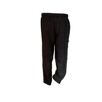 Calça tactel larga com elastico preto bortolini