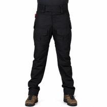 Calça Tática Mascula Preta Ripstop 8 Bolsos Cargo Operacional Confortável Profissional Uniforme Calça Tática Mascula Preta Ripstop 8 Bolsos Cargo Operacional Confortável Profissional Uniforme