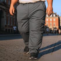 Calça Tática Plus Size Extra Grande Cós Híbrido Bolso Cargo Microfibra Ribstop Calça Tática Plus Size Extra Grande Cós Híbrido Bolso Cargo Microfibra Ribstop