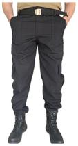 Calça Tática Rip-Stop Bolso Cargo Tiras Auto Colantes Vigilante Outdoor