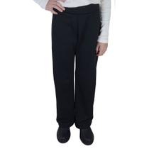 Calça Térmica Infantil Feminina Upman Canelada Reta Preta Calça Térmica Infantil Feminina Upman Canelada Reta Preta