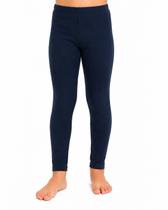 Calça Térmica Menina Infantil Lezi Azul Marinho - 50080 Calça Térmica Menina Infantil Lezi Azul Marinho - 50080
