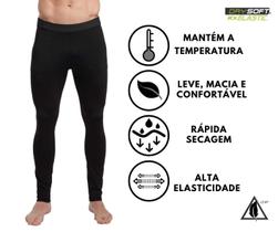 Calça Térmica Segunda Pele Compressão Esportiva Futebol Corrida Academia Ciclismo Jiu Jitsu Tamanhos Normais e Plus Size Kanxa